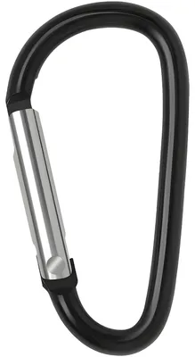 Image de Mousqueton Outdoor Noir - Accessoire Pratique pour Randonnée et Camping KP41558