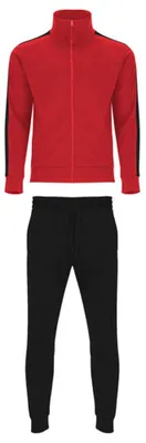 Produktbild von Roly Sport - "Creta" Trainingsanzug für Kinder LT5778 (104) (Rot/Schwarz)