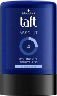 Obrázek produktu pro Schwarzkopf - Taft - Absolute Gel na vlasy - Pánský - Dlouhotrvající fixace - 300 ml - 1 kus