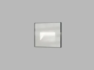 Produktbild von LED2 Lighting LED2 2390751 WALK II Einbau-Orientierungsleuchte LED 81x105mm 5W/300lm 3000-4000-6000K IP66 weiß