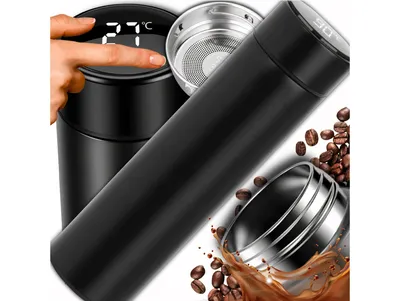 Produktbild von Smart 500Ml Termo Tub Lcd Flasche Schwarz