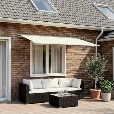 Produktbild von Möbel Markisenersatzstoff Creme 350 x 250 cm PolyesterMarkisen - Markisen c5986