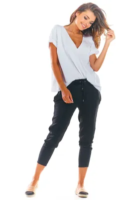Productafbeelding van Awama dames elegante broek Gwendogeus A306, zwart, maat S