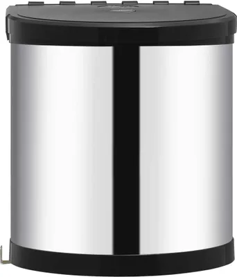 Produktbild von vidaXL Küchen-Einbau-Mülleimer Edelstahl 12 L