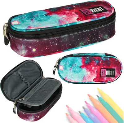 Obrázok produktu pre Polstrovaný peračník Nebula s vnútornou chlopňou, vreckom na zips a ergonom. rukoväť