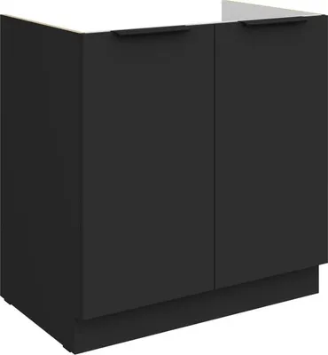 Produktbild von Spülenunterschrank LUNARA – Breite 80 cm, schwarz