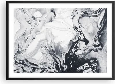 Produktbild von Gerahmtes Poster - Schwarzer Rahmen - Abstraktion modern - 70x50 cm - Wand Bild - Wanddeko - Wandbilder - Kunstposter - Wandposter - Bilderrahmen - Bilder - Kunstdruck - Wandbild - P2BAA70x50-3900
