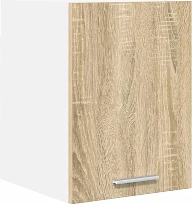 Immagine prodotto di vidaXL Armadio a muro con contenitore Sonoma in rovere e bianco 30 x 31 x 40 cm