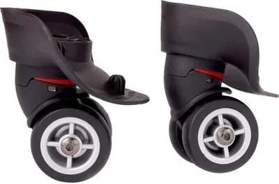 Produktbild von Set mit zwei stummen Ersatzrollen für Reisegepäck und Rollenwagen