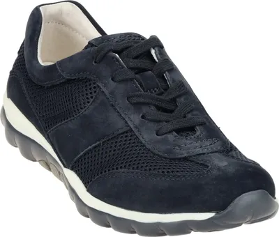 Immagine prodotto di Gabor 06.966 scarpe da donna - scarpe da ginnastica comode e stringate blu per il tempo libero NUOVO