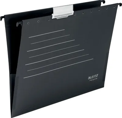 Produktbild von Leitz 19220095 Hängeordner Karton A4 Schwarz