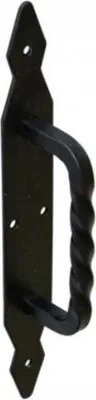 Produktbild von Torgriff 130x40 mm schwarz dekorativ