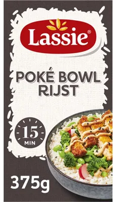 Immagine prodotto di Riso Lassie Poke Bowl 375 g - Fresco, gustoso e sano, ideale da portare in viaggio