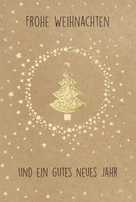 Produktbild von Weihnachten - Glückwunschkarte im Format 11,5 x 17 cm mit
