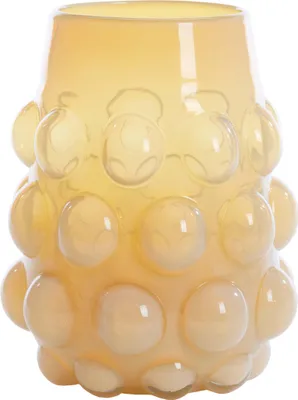 Produktbild von Dekovase Vase HAROA von Light & Living Blumenvase Ø24x30 cm Glas Hellgelb