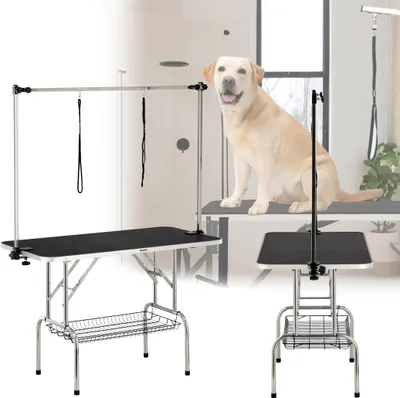 Image de Toilettage Tondeuse Vétérinaire Table Laisse Panier