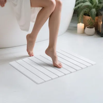 Immagine prodotto di Tappetino da bagno in diatomee, con proprietà ad asciugatura rapida e superficie antiscivolo