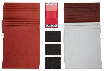 Produktbild von PARKSIDE Hand-Schleifset 24-teilig für Holz, Metall, Farbe