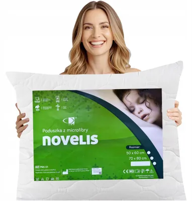 Produktbild von Novelis Kopfkissen 70x80 Antiallergisch Milbenschutz Weiß