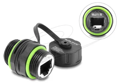 Immagine prodotto di Connettore Delock da presa RJ12 a presa RJ12