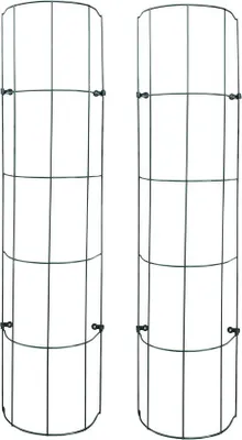 Produktbild von Famanu Pflanzenstütze Halbrund - Set von 2, grün