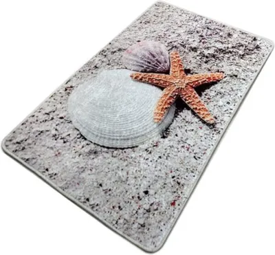 Produktbild von Mijolnir, Starfısh- CHL4494, Bunt, Badematten, 700 gr/m², 100% Samtstoff