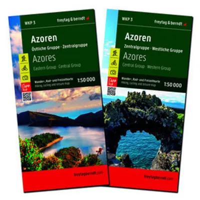 Produktbild von freytag & berndt Wanderkarten-Set Azoren 1:50.000