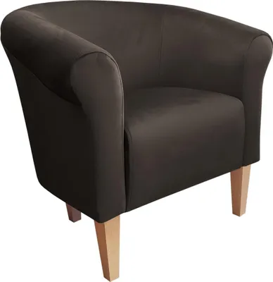 Obrázek produktu pro Křeslo Milo nohy 20 cm buk hnědý MG05