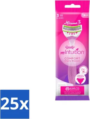 Immagine prodotto di Wilkinson - Rasoio usa e getta - Xtreme 3 Beauty - Comfort - 1 lametta - confezione risparmio - 25 pezzi