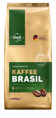 Obrázek produktu pro Seli Kaffee Brasil 1 kg, zrnková káva