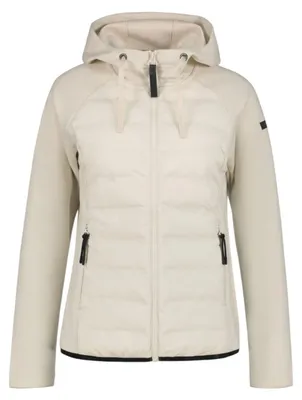 Immagine prodotto di Giacca midlayer da donna ICEPEAK Ashburn con cappuccio, bianca, taglia S