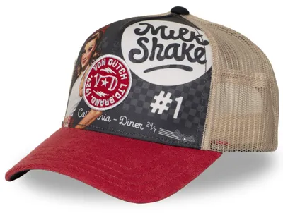 Produktbild von Von Dutch Trucker Mesh Snapback Cap - VINTAGE PRINT