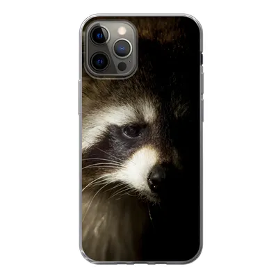 Produktbild von MuchoWow® Handyhülle Schutzhülle Hülle für iPhone 13 Pro Waschbär - Wilde Tiere - Schwarz Silikon Softcase Handy Hülle - Handy-Tasche