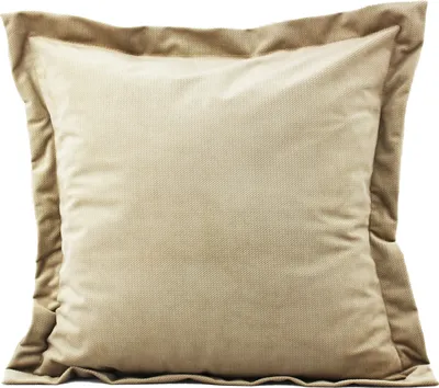 Produktbild von 2-Set SAMT KISSENBEZUG mit Stehsaum 40x40cm HELLBRAUN Kissenhülle Dekokissenbezug Sofakissen Zierkissen Velours