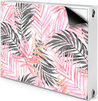 Produktbild von Magnet Verkleidung Abdeckung Heizkörperabdeckung Heizkörperabdeckung 110x60 cm  - Blätter, Palme