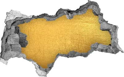 Produktbild von Selbstklebender Loch-3D-Aufkleber 95x73 cm Goldfolie Hintergrund