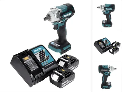 Produktbild von Makita DTW 300 RF Akku Schlagschrauber 18 V 330 Nm 1/2" Brushless + 2x Akku 3,0 Ah + Ladegerät