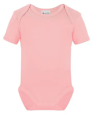 Produktbild von Link Kids Wear - "Bio" Bodysuit für Baby, kurzärmlig LT6116 (62) (Babyrosa)