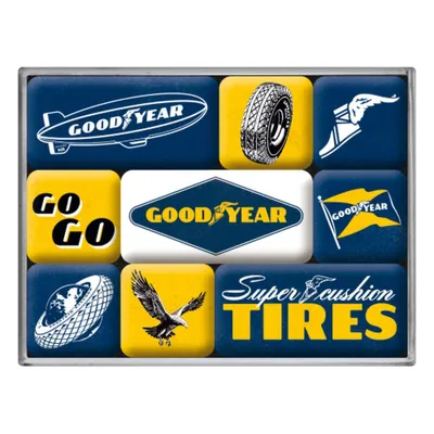 Zdjęcie produktu dla Magnesy Na Lodówkę 9Szt Goodyear - Logos