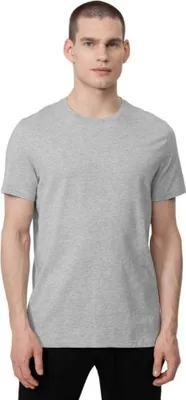 Immagine prodotto di 4F T-shirt uomo cotone girocollo tempo libero manica corta grigio chiaro M