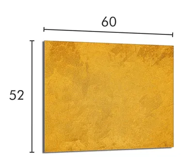 Produktbild von Glasschutzplatte für Herd 60x52 Gold