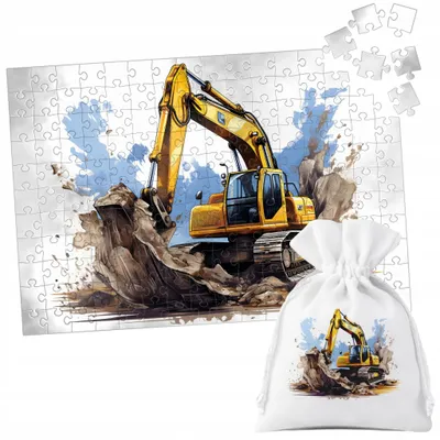 Image de Puzzle Tradycyjne - Maszyny Budowlane - 252El