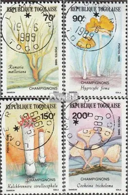 Produktbild von Briefmarken Togo 1986 Mi 1966-1969 (kompl.Ausg.) gestempelt Pilze