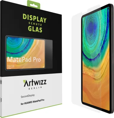 Produktbild von ARTWIZZ SecondDisplay für Huawei MatePad Pro - Displayschutz aus Sicherheitsglas mit 9H Härte