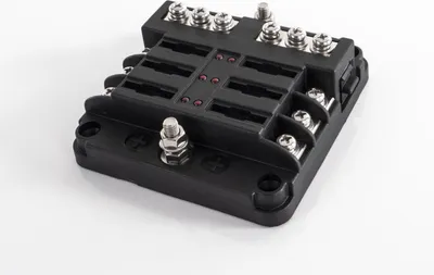 Produktbild von Stromverteiler mit 6-fach Sicherungshalter Sicherungskasten für Wohnmobil, Boot