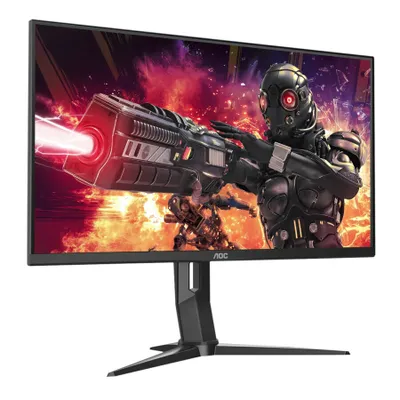 Produktbild von AOC Gaming U28G2XU/BK - LED-Monitor - Gaming - 71.1 cm (28") - 3840 x 2160 4K @ 144 Hz - IPS - 370 cd/m² - 1000:1 - DisplayHDR 400 - 1 ms - 2xHDMI, 2xDisplayPort - Lautsprecher - Schwarz, Rot