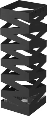 Produktbild von Hoppa! | Schirmständer | Schwarz | Metall - 15,5 x 15,5 x 49 cm