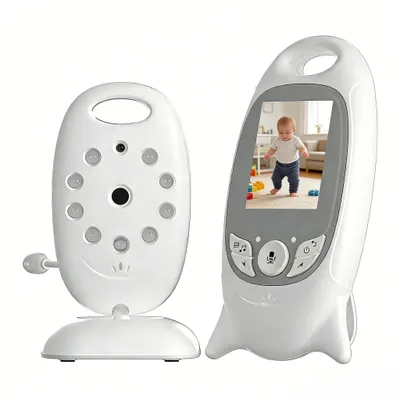 Produktbild von Babyphone mit Kamera, 2 Zoll Babyfon Ohne WLAN Kamera mit Nachtsicht  Energiesparmodus 2 Wege Audio Schallerkennung Temperaturerkennung Schlaflieder