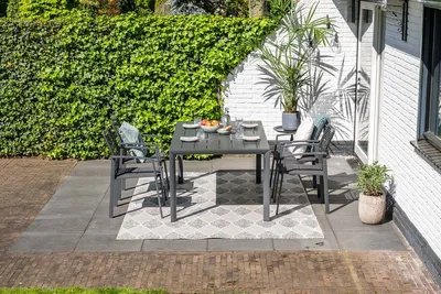 Produktbild von Garden Impressions 5-teiliges dining Set Cosmo und Gosford carbon black
