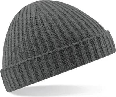 Image de Beechfield B460 | Bonnet Trawler Bonnet d'hiver - Couleur : Smoke Grey - Taille : One Size